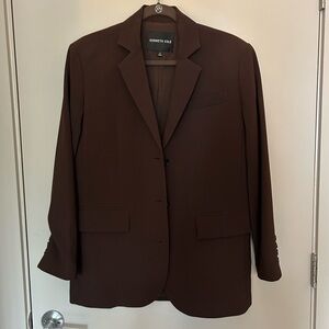 Kenneth Cole Women's Brown Blazer